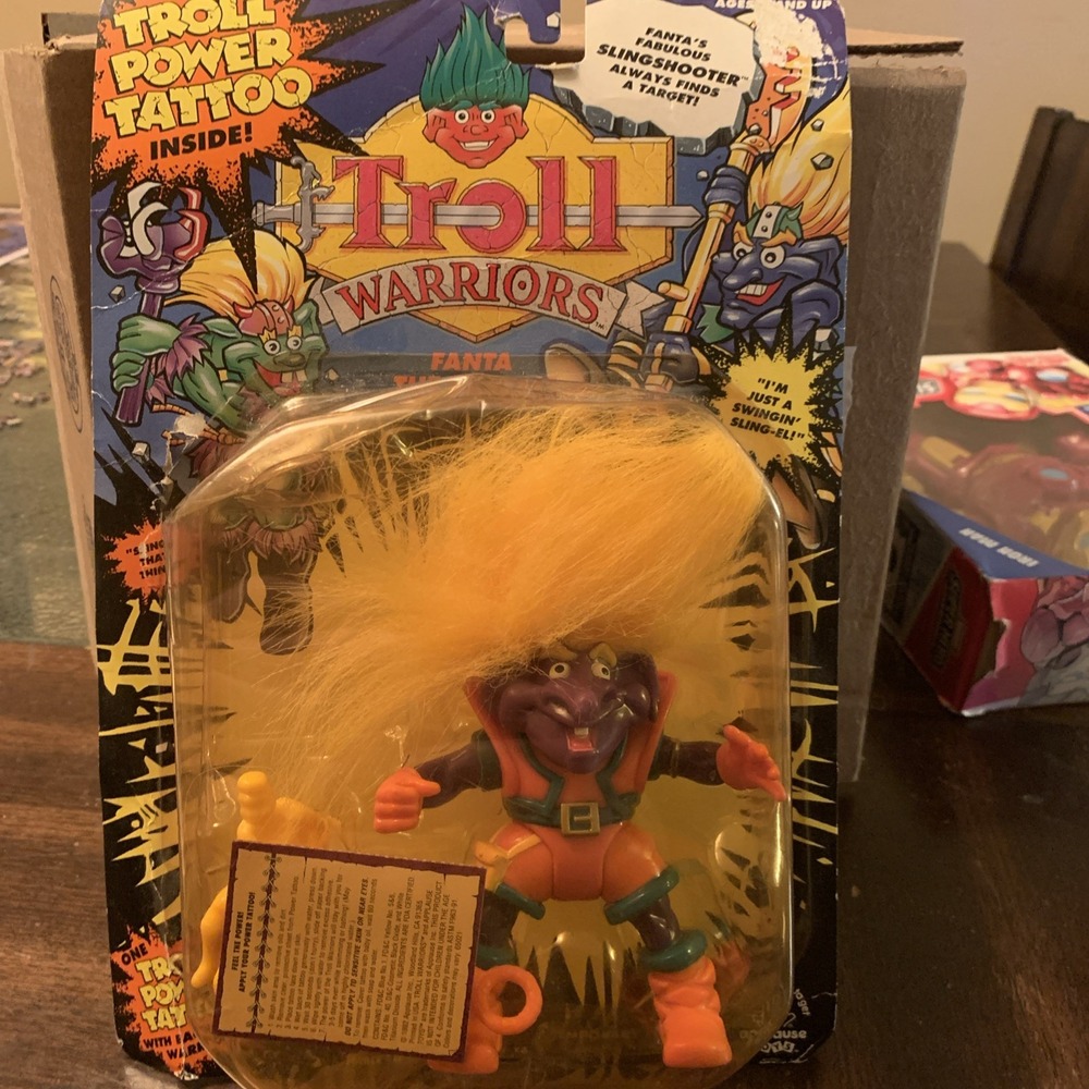 FANTA THE RASCAL -‎ 4' Tyco Troll Warrior Troll Doll  - New Store Stock